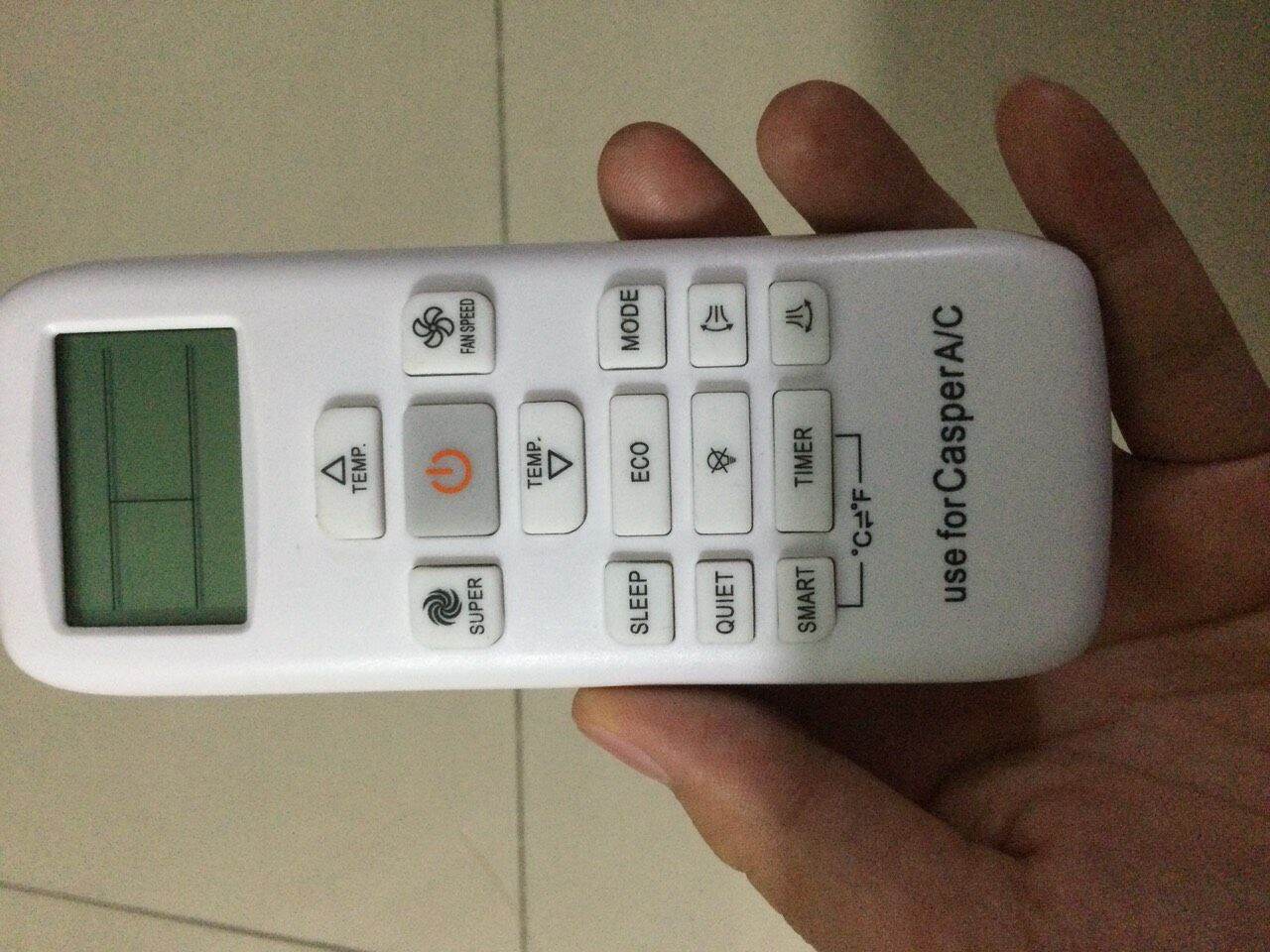 [HCM]remote điều khiển máy lạnh Casper
