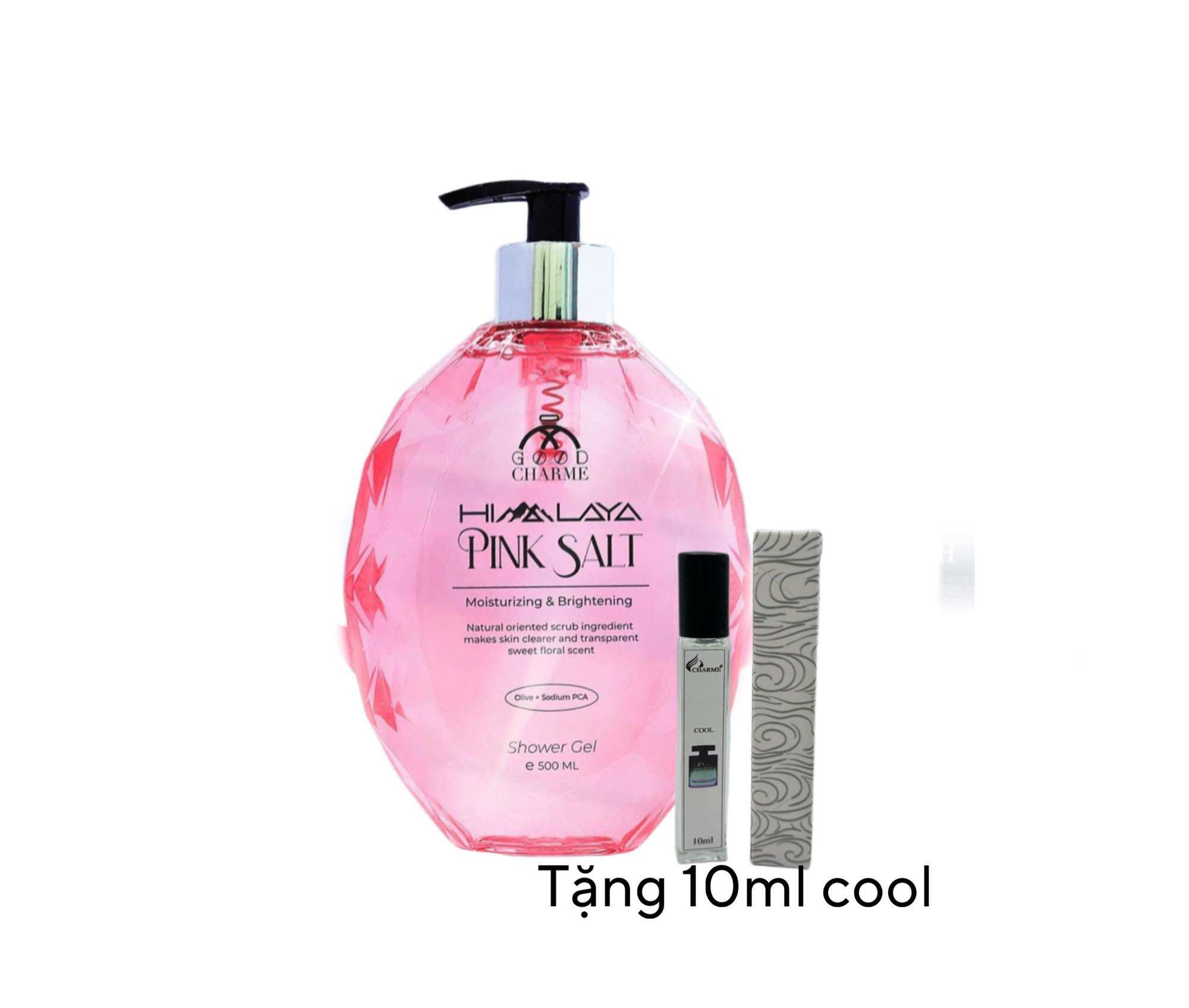 Sữa tắm nước hoa Good girl 250ml - Sữa tắm muối hồng Hymalaya Pink Salt 500ml