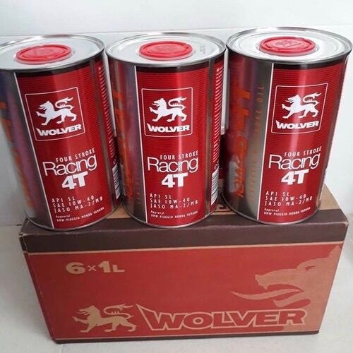 Nhớt Đức xe máy Wolver Racing 4T 10W40 1 Lít