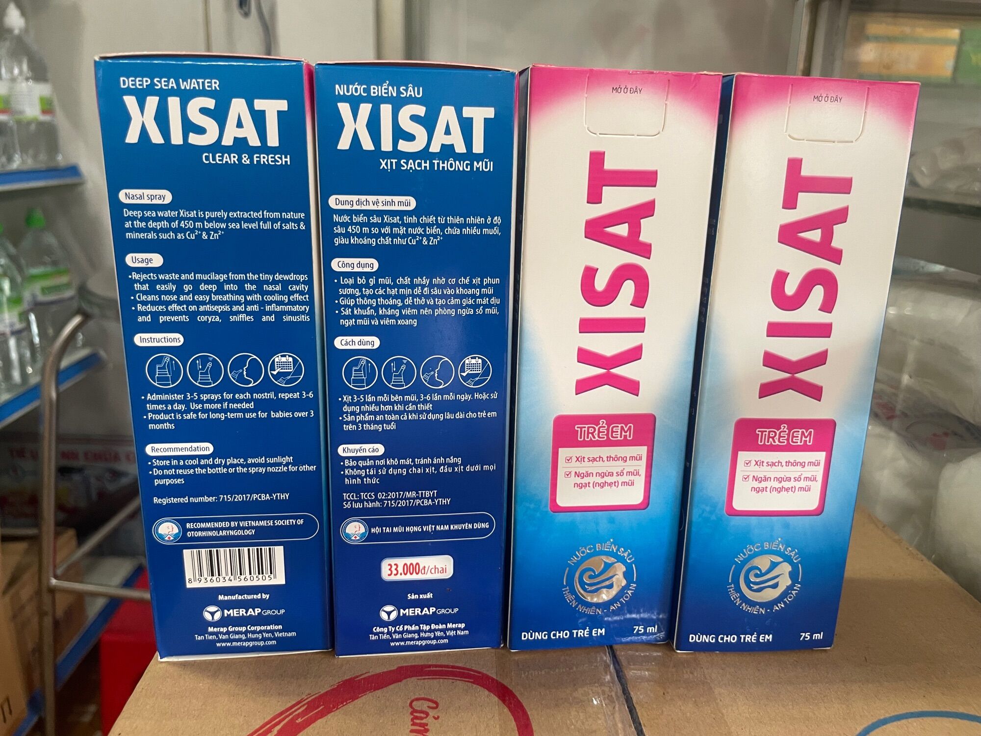 ✅[chính hãng] Xịt mũi Xisat Trẻ Em (75ml)
