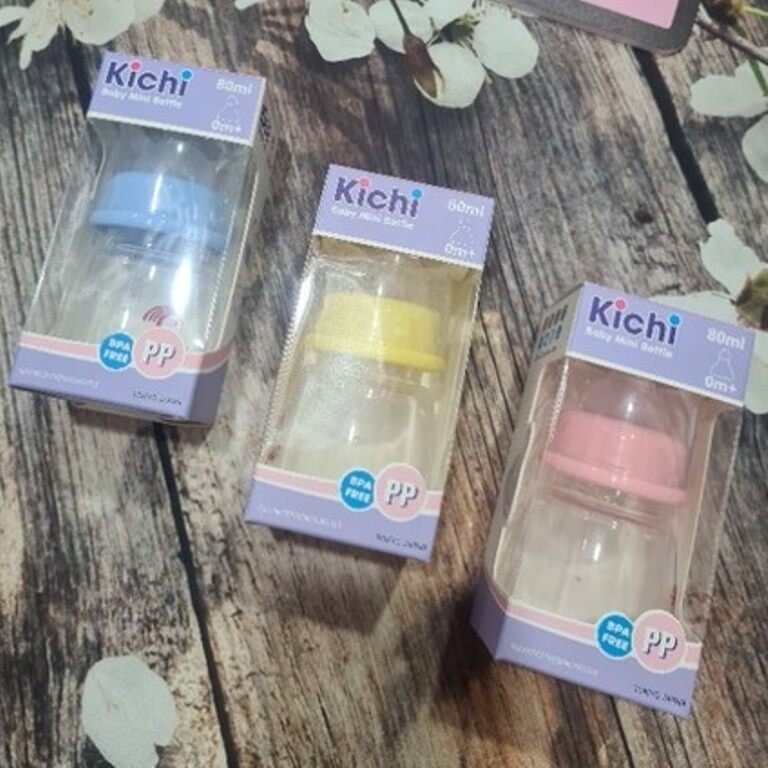 Bình sữa kichilachi cổ hẹp 80ml cho bé sơ sinh