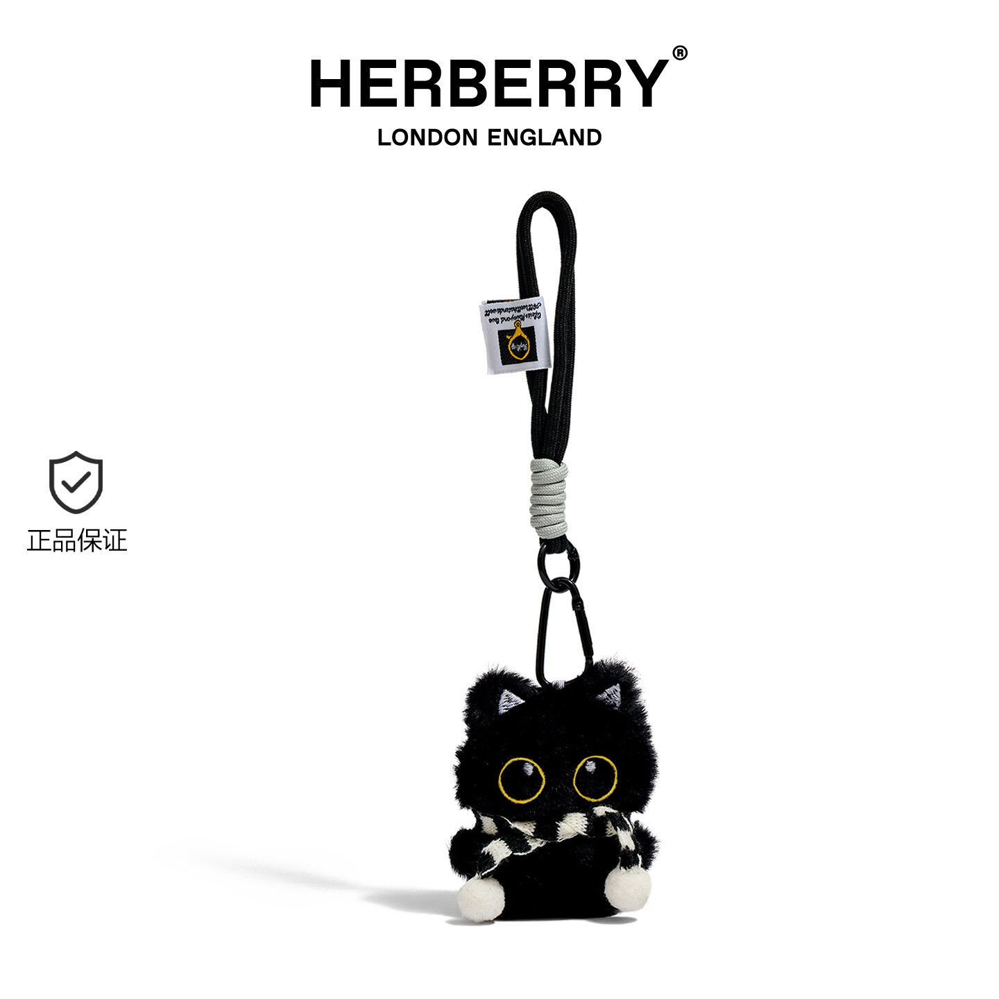 Adorable Little Black Cat Plush Toy Keychain Bag Charm Doll Car Decoration Gift HERBERRY Original Soft Stuffed Animal Toy Giá 913,000 Đồng*Miễn phí vận chuyển