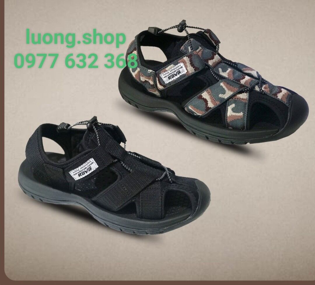 Giày sandal Nam bít mũi, đi êm, siêu bền hiệu Rova RV626 rằn ri