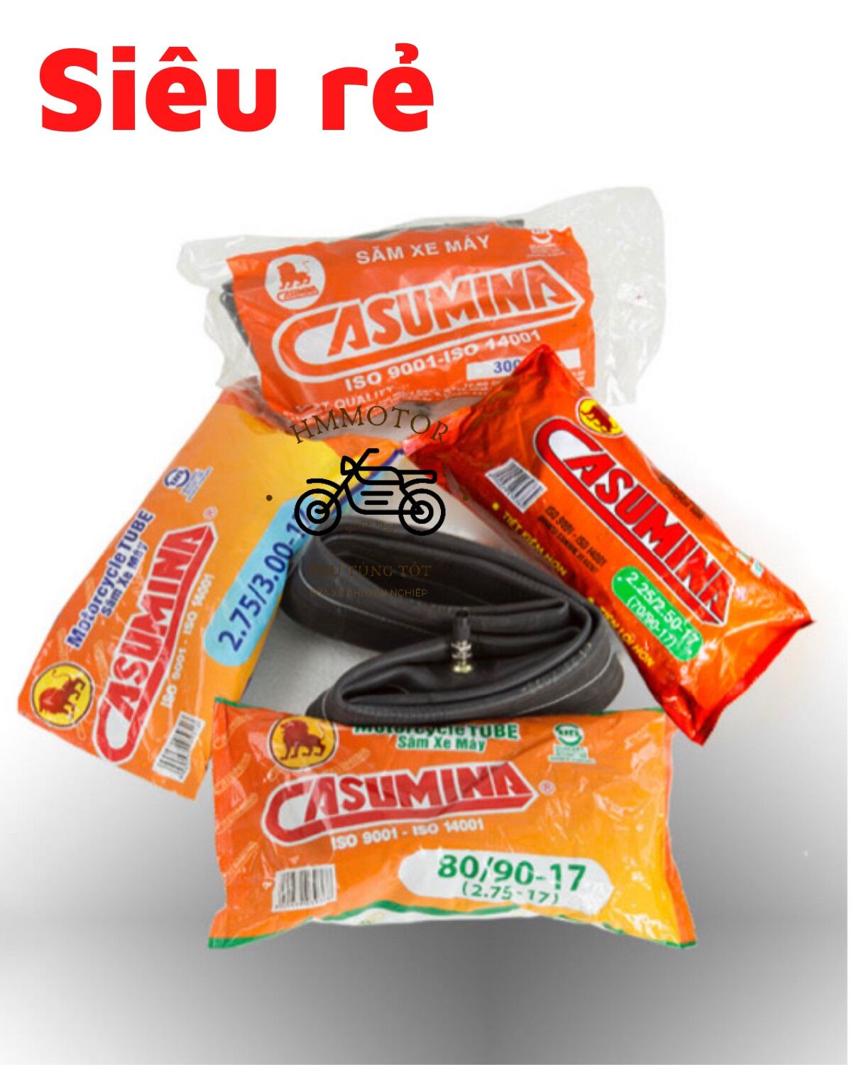 Săm [ Ruột ] Xe Máy Caosumina đủ kích cỡ 225, 250, 275, 90/90-14