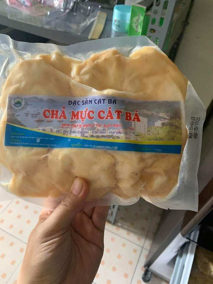 CHẢ MỰC CÁT BÀ (500gram/túi)