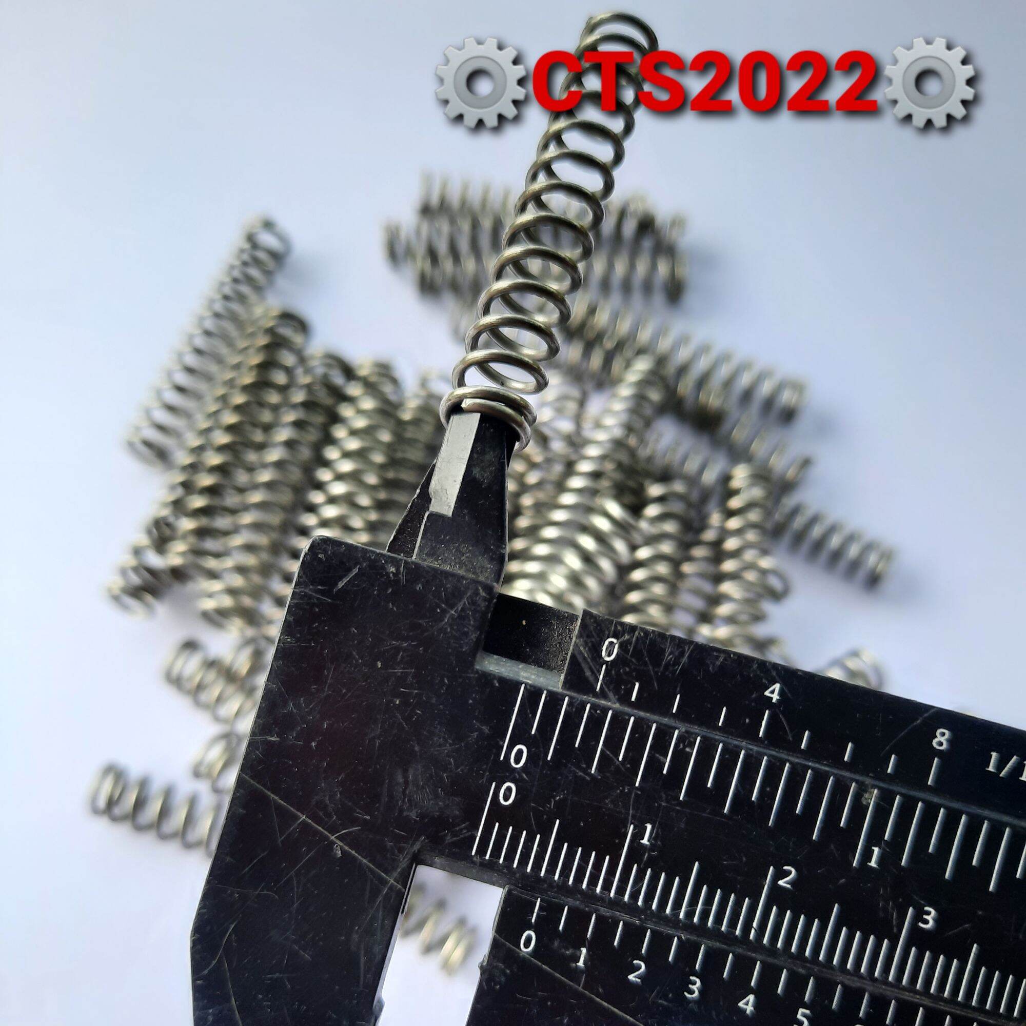 Lò xo nén inox304 phi 7mm sợi 1mm