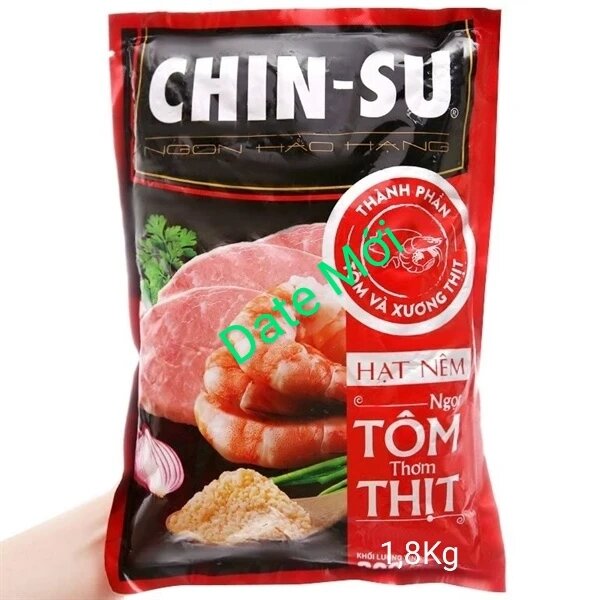 Hạt nêm chinsu 1,8 kg tôm thịt thơm ngon rẻ