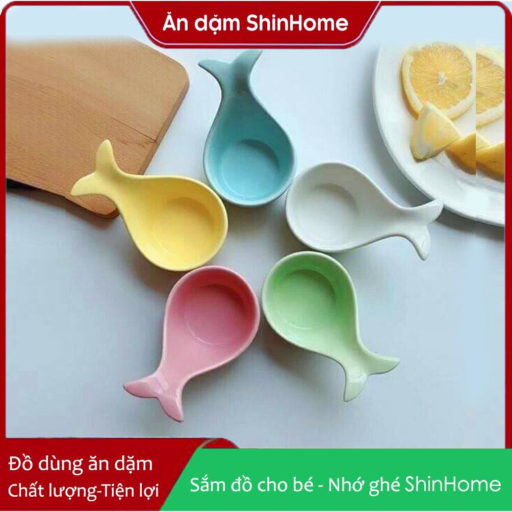 Bát sứ hình đuôi cá nhỏ cho bé - 50ml