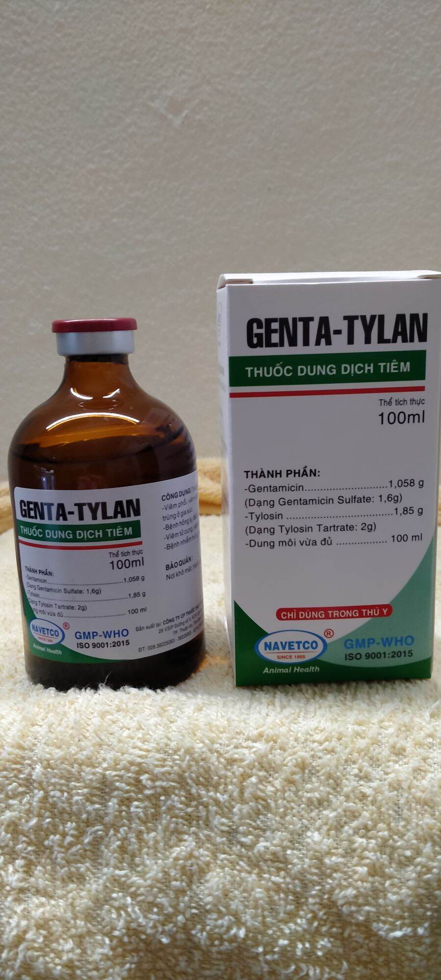 Gentatylan Đ.ă.c t.r.ị viêm hô hấp,viêm phổi gà 100cc