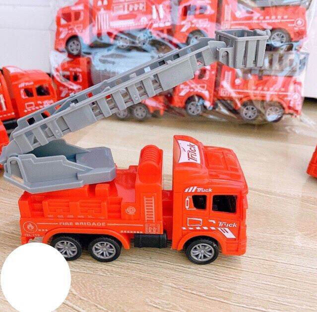Túi đồ chơi 4 xe cứu hỏa