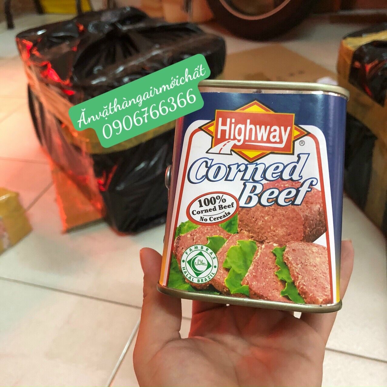 [New Date 01/2030]Thịt Bò Hầm Highway Corned Beef Hộp 340 gram