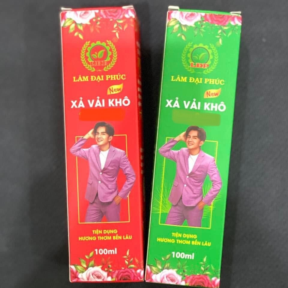 20 CHAI NƯỚC XẢ VẢI KHÔ ( màu đỏ ) - LÂM ĐẠI PHÚC