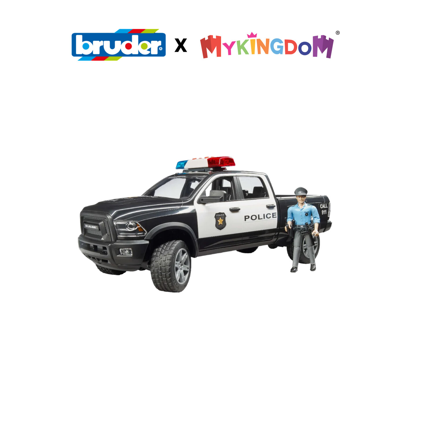Đồ Chơi Bruder Xe Police RAM 2500 BRU02505