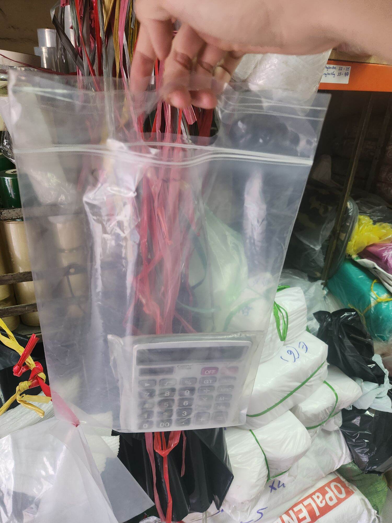 1 kg túi zipper hột xoài chỉ trắng chuyên đựng thực phẩm