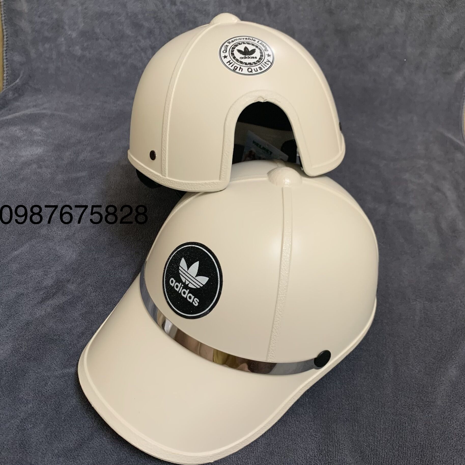 Nón bảo hiểm lưỡi trai kiểu kết Trí Liễu { Chính Hãng 100% sale }