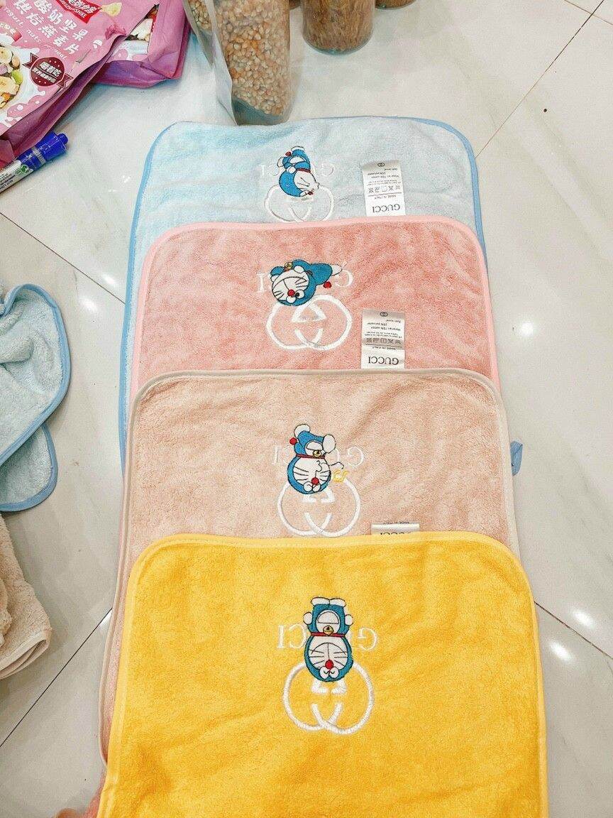 SET KHĂN GUCCI DORAEMON (KHĂN TẮM+ KHĂN MẶT)
