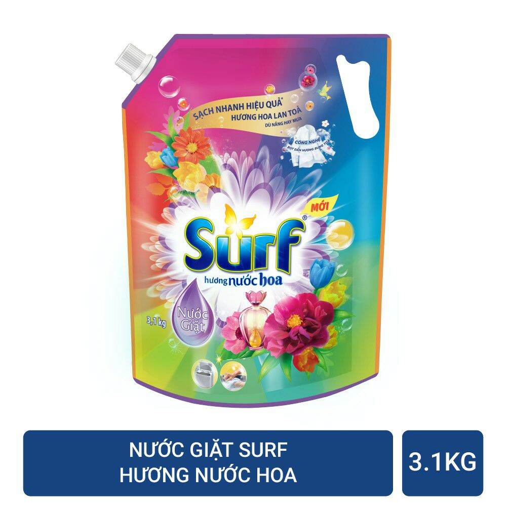 Nước giặt surf 3,1kg / 3,5kg