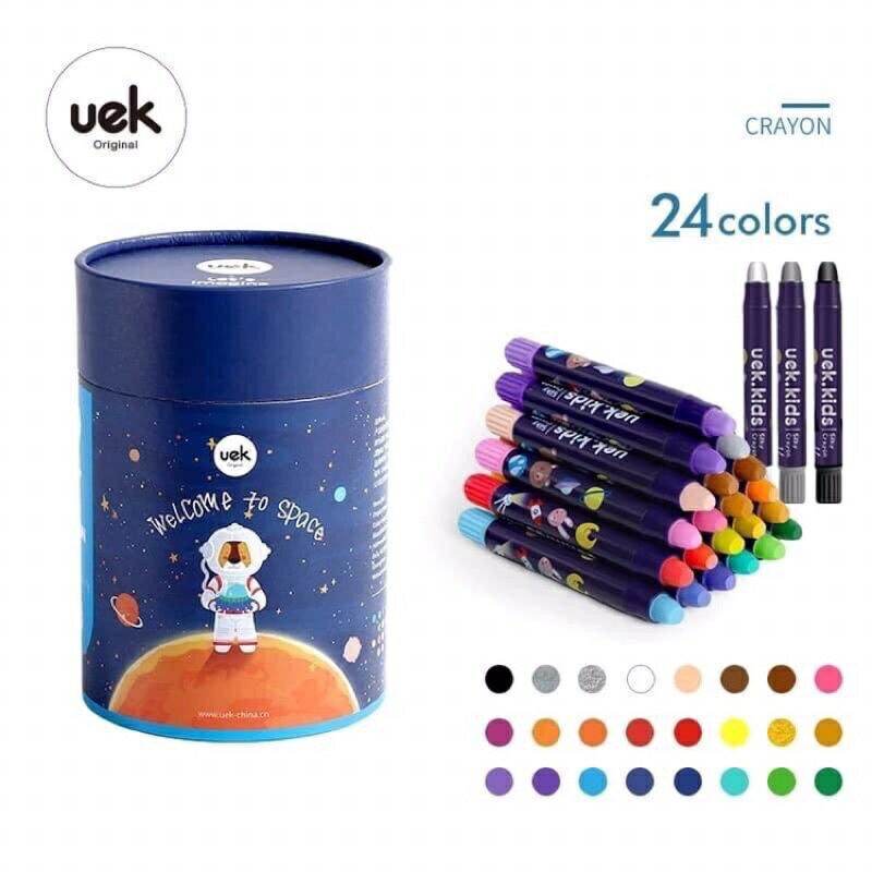 Bút sáp màu UEK chính hãng 24 màu