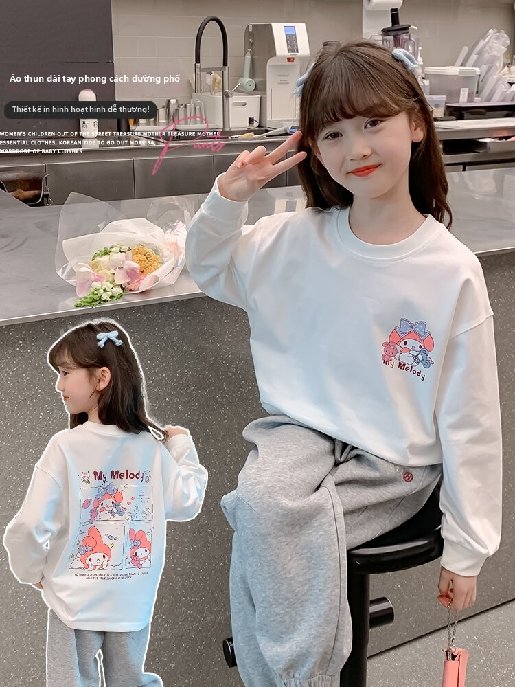 Girls Long Sleeve T-Shirt Autumn Spring 2026