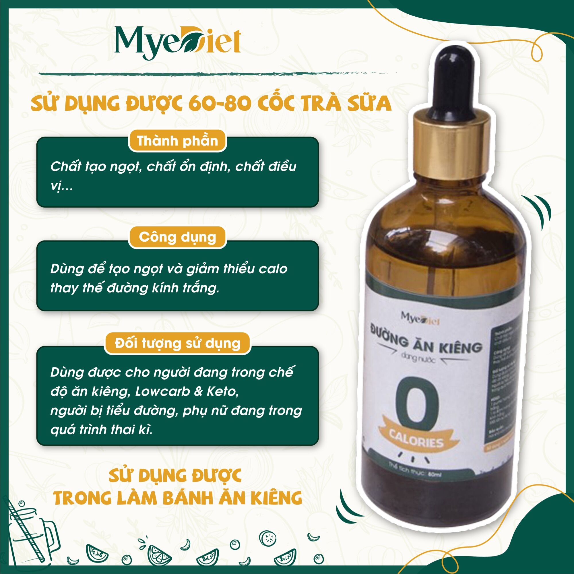 Đường Ăn Kiêng 0 Calo