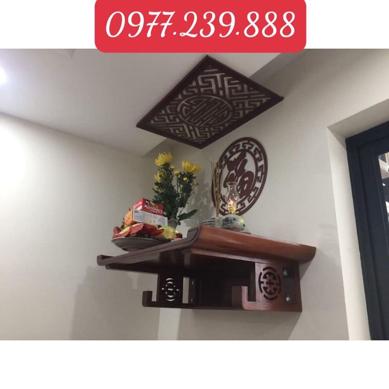 Bộ bàn thờ gỗ sồi 89x48cm