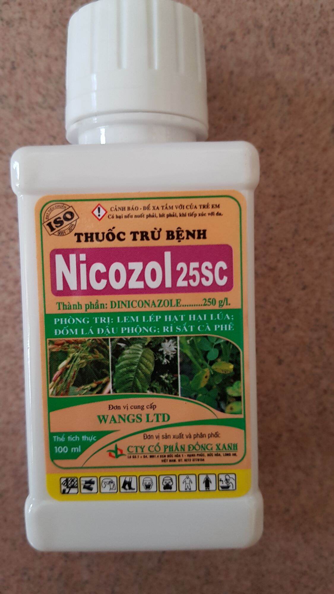 Thuốc trừ bệnh đốm lá, rỉ sắt cà phê nicozol 100ml