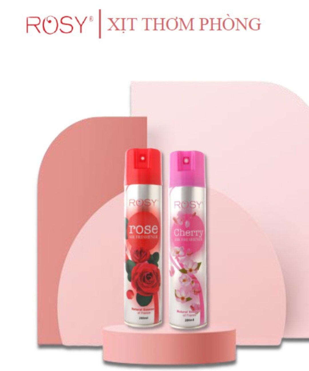 Nước hoa xịt phòng Rosy 280ml