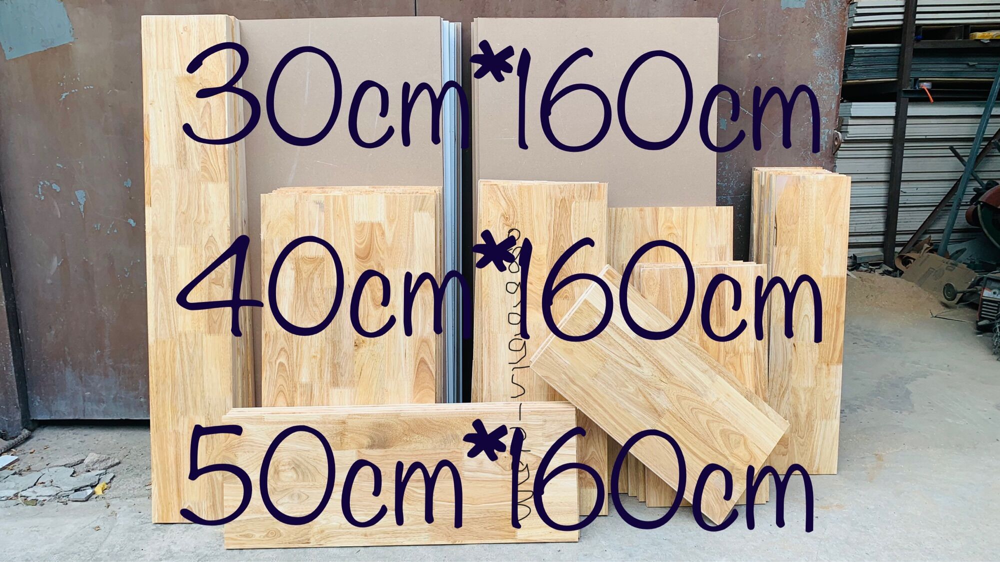 Tấm gỗ thịt , mặt bàn gỗ , gỗ ghép cao su , GỖ KHÔNG TẤM NƯỚC nhiều kích thước .....