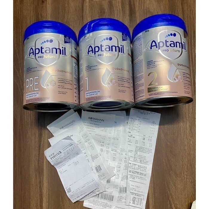 Sữa Aptamil PROFUTURA Pre - 1 - 2 nội địa Đức