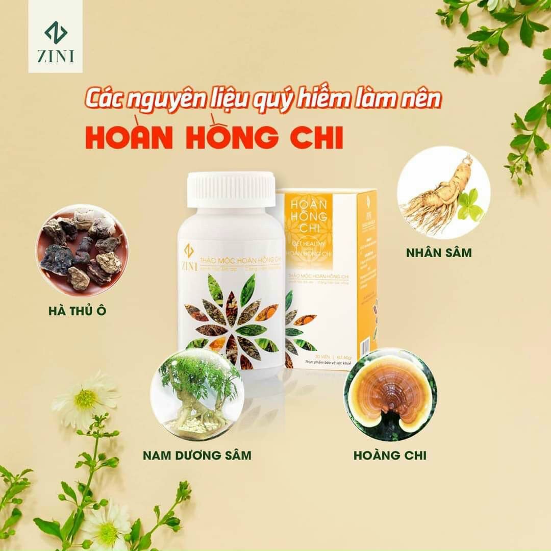Trà tăng cân hồng hoàn chi Zn mẫu mới tăng cân an toàn không tích nước hộp 30 viên