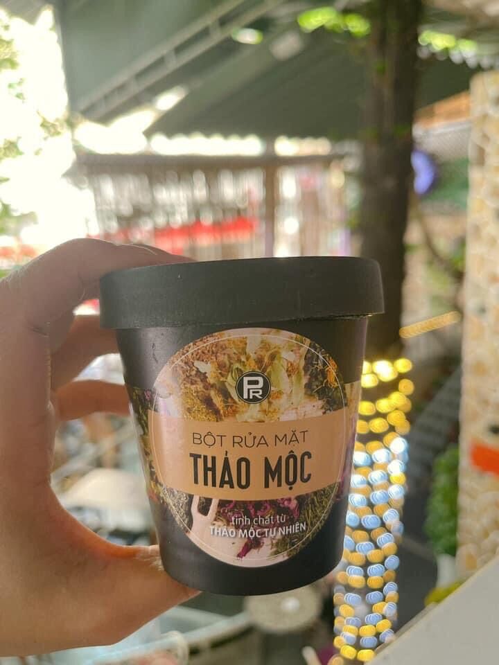 Bột rửa mặt thảo mộc pumr hàng chuẩn