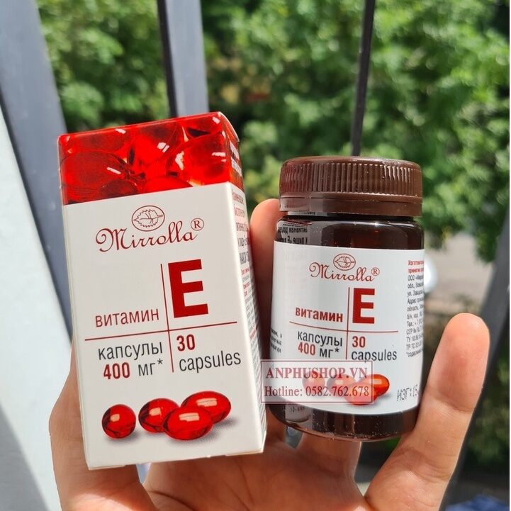 Vitamin E Đỏ Nga 400mg chính hãng giá sỉ.