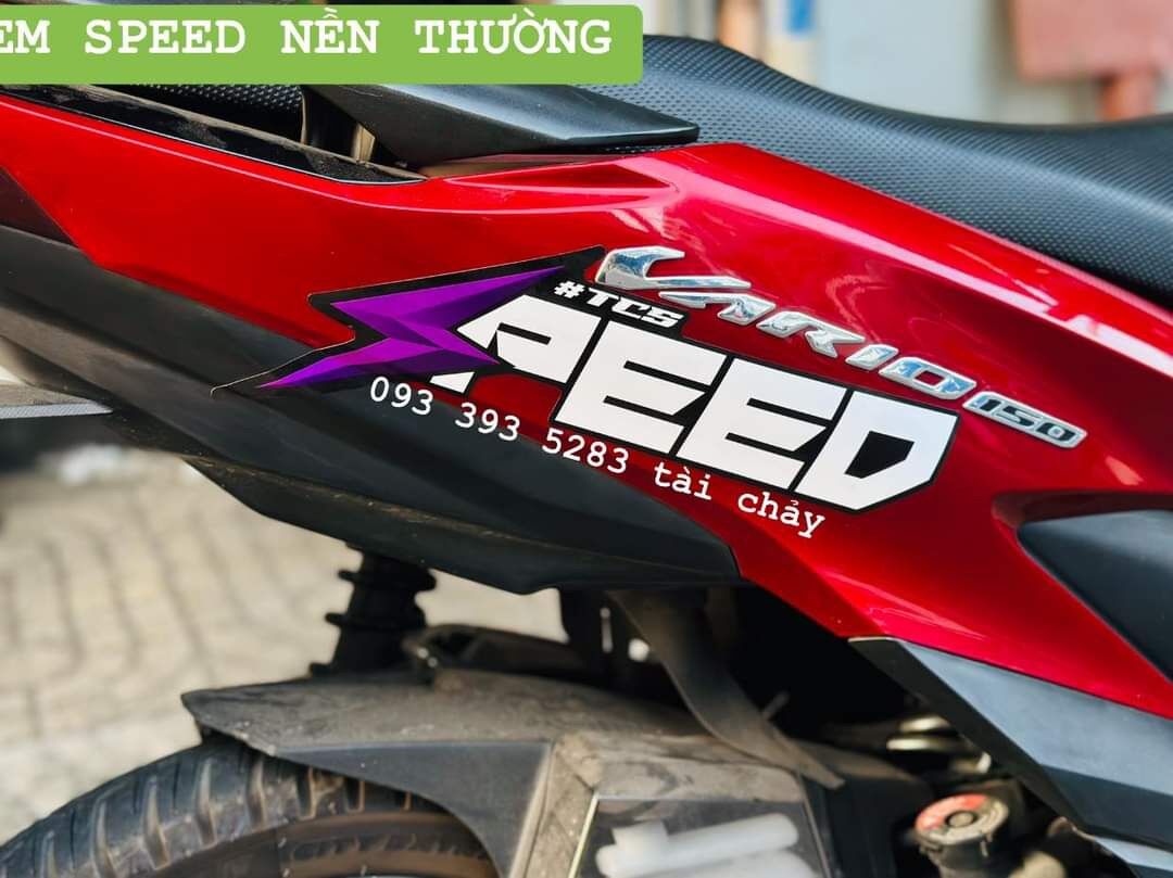 [ 1 MIẾNG ] SIZE LỚN TEM SPEED NỀN THƯỜNG DÁN ỐP SƯỜN