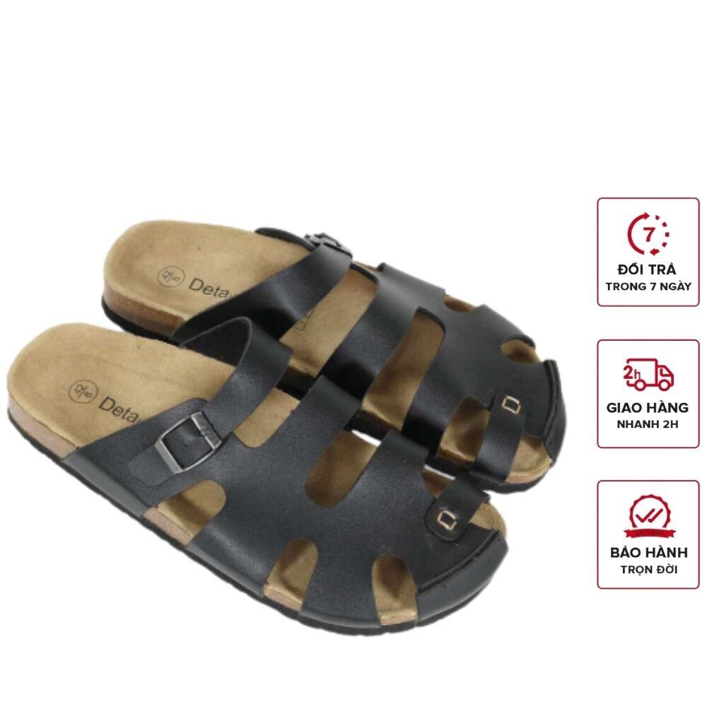 Dép birken Detaunisex dép đế trấu nam nữ kiểu dáng rọ chiến binh