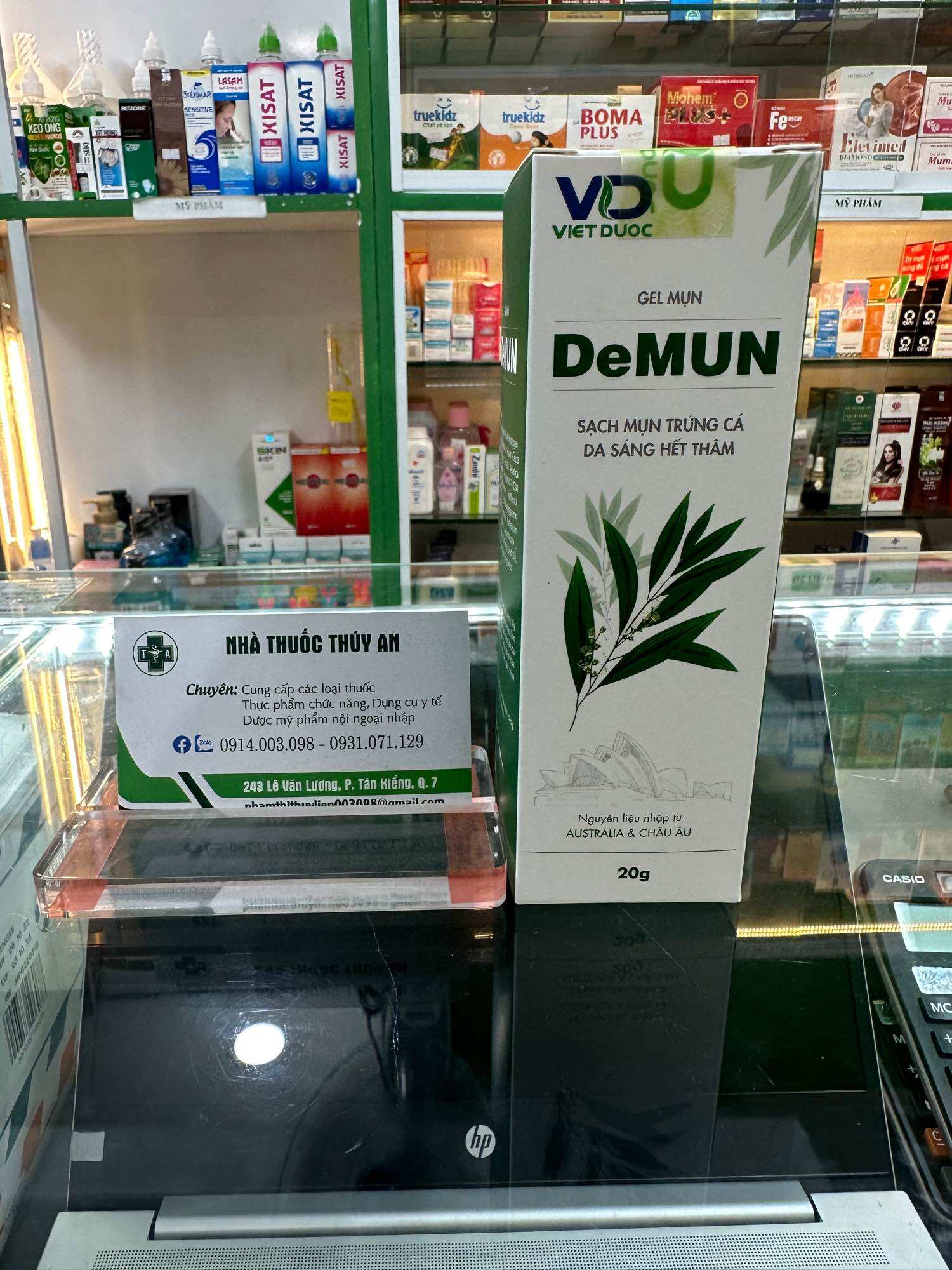 GEL MỤN DEMUN sạch mụn trứng cá da sạch hết thâm (hộp 20g)