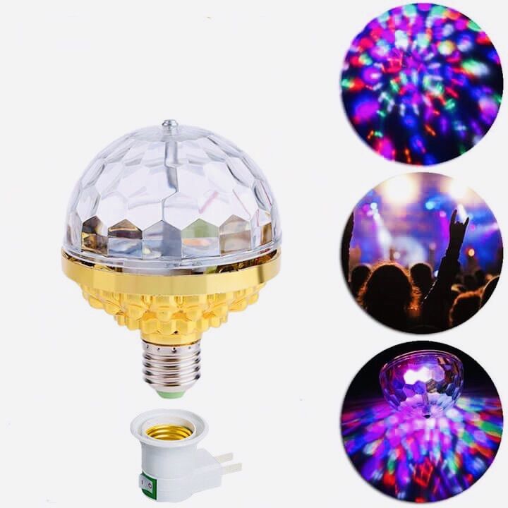 Bóng đèn led 7 màu xoay cảm ứng