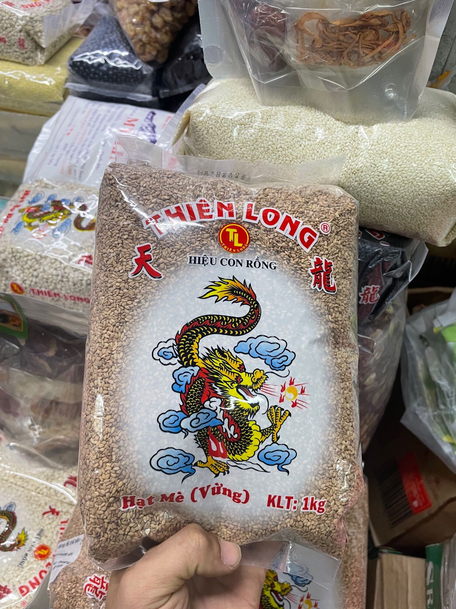 1kg mè vàng thiên long