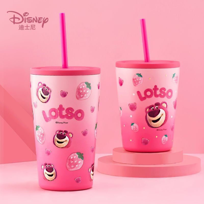 Ly giữ nhiệt gấu dâu losto 500ml