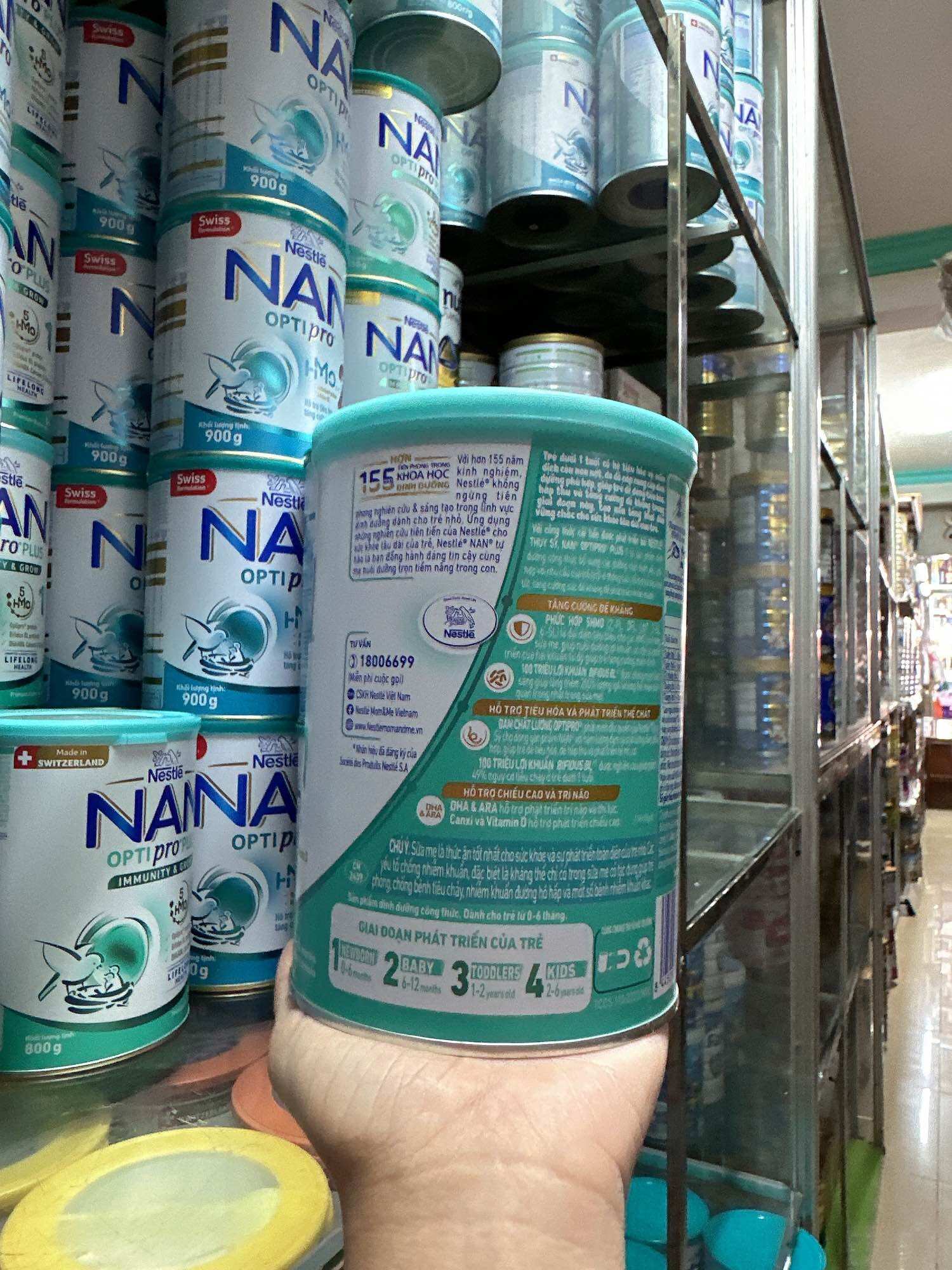 SỮA NAN OPTIPRO PLUS SỐ 1 400G (Từ 0 đến 6 tháng tuổi)