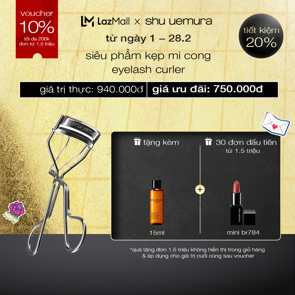 kẹp bấm mi shu uemura eyelash curler