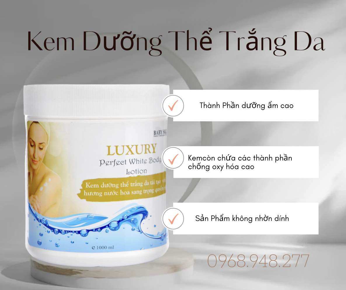 Kem dưỡng trắng da body luxury doctor baby skin