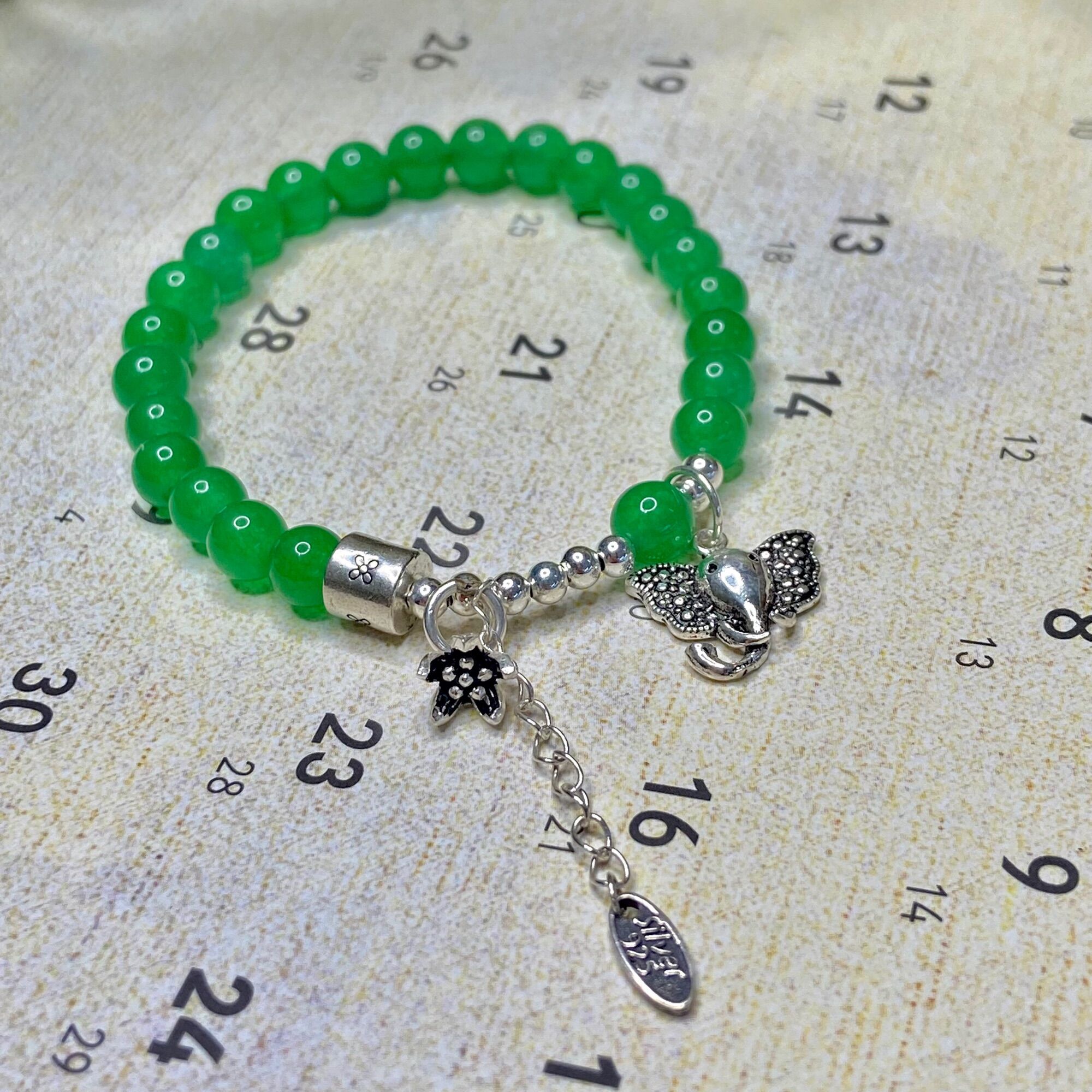 Mã não xanh mix charm bạc
