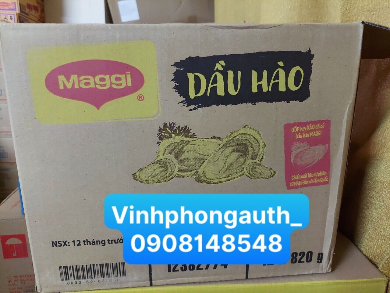 Dầu hào Maggi 820gr