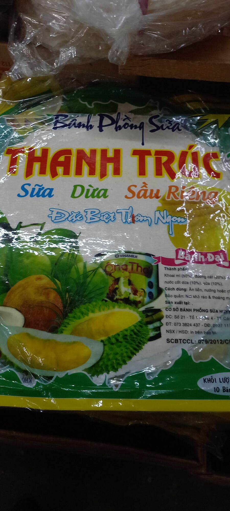 Bánh phồng sữa Thanh Trúc 300g ( bánh đại )