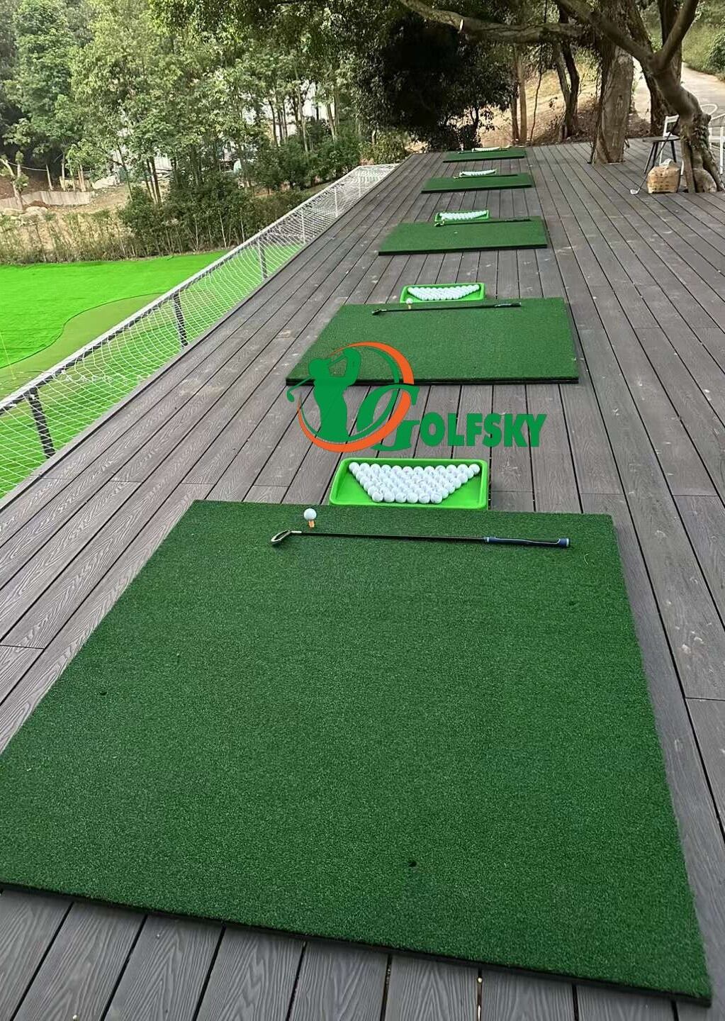 Thảm golf swing 1.5m x 1.5m dày 3cm, thảm golf swing, thảm tập golf tại nhà