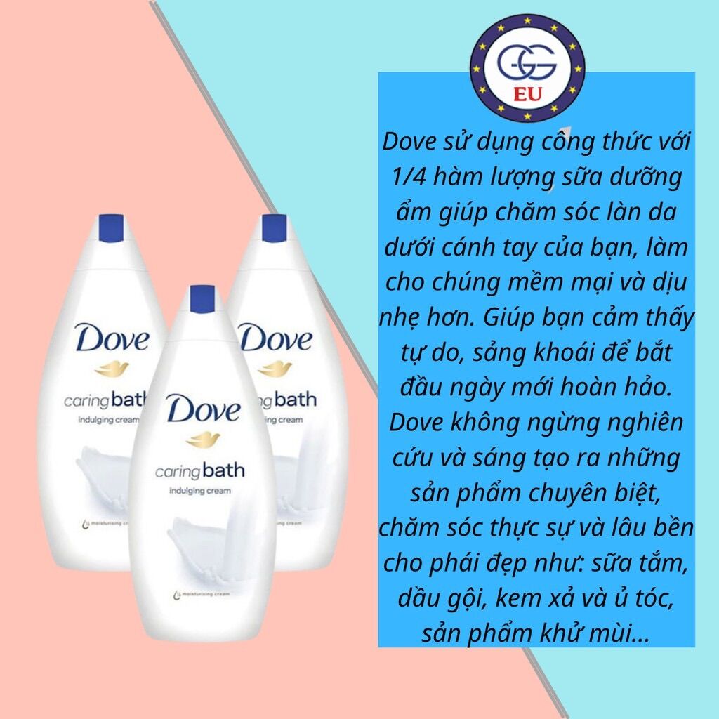 SỮA TẮM DOVE ĐỨC 750ml CẤP ẨM DƯỠNG ẨM