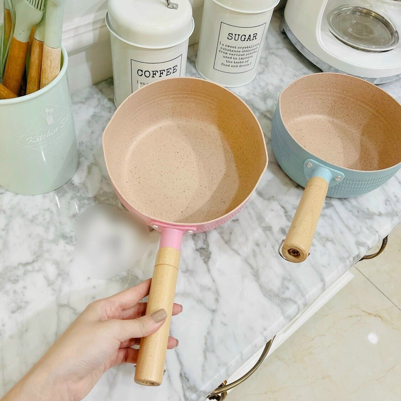 CHẢO CHỐNG DÍNH SÂU LÒNG MÀU Pastel
