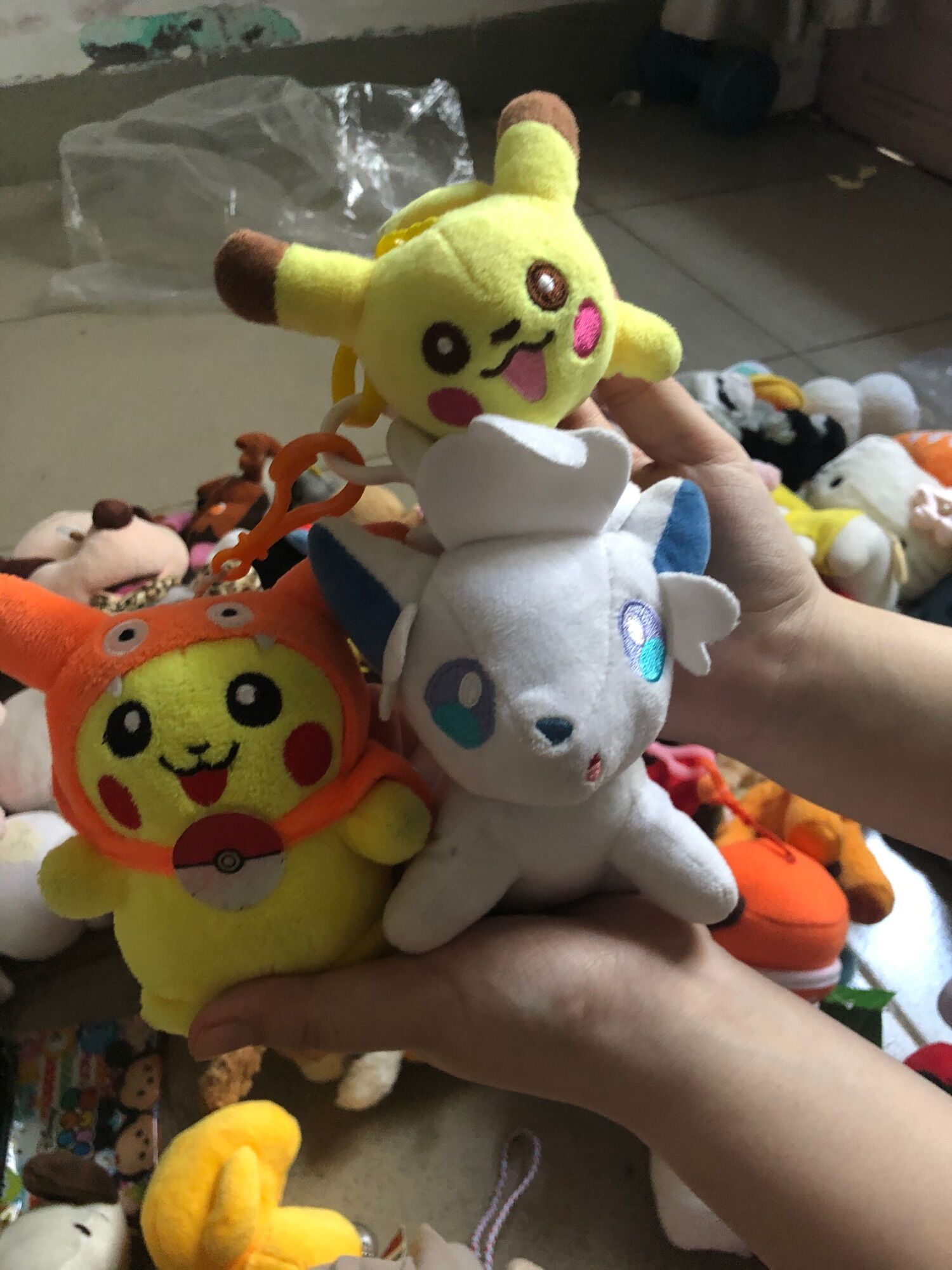 Móc khoá gấu bông pokemon ib để chọn mẫu