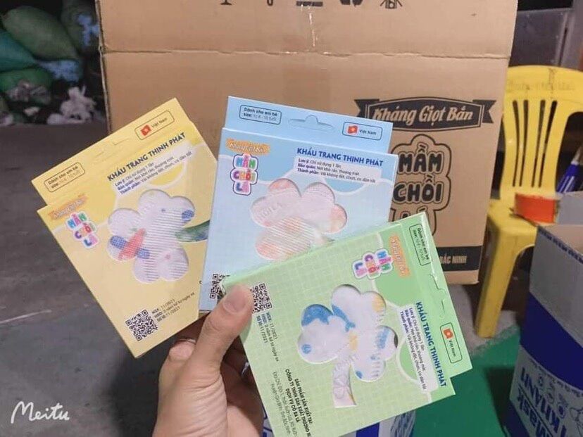[Giá sỉ] Combo 2 hộp khẩu trang mầm chồi lá Thịnh Phát( 20 chiếc)