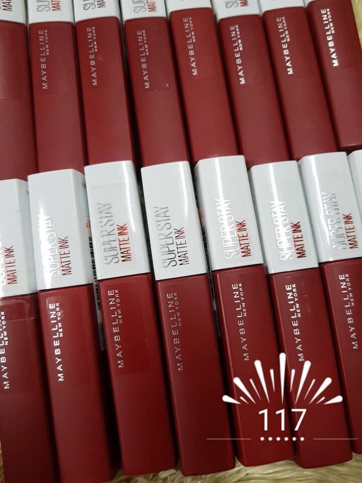 [HCM]Son kem siêu lì Maybeline Super Stay Ink. Made in Germany